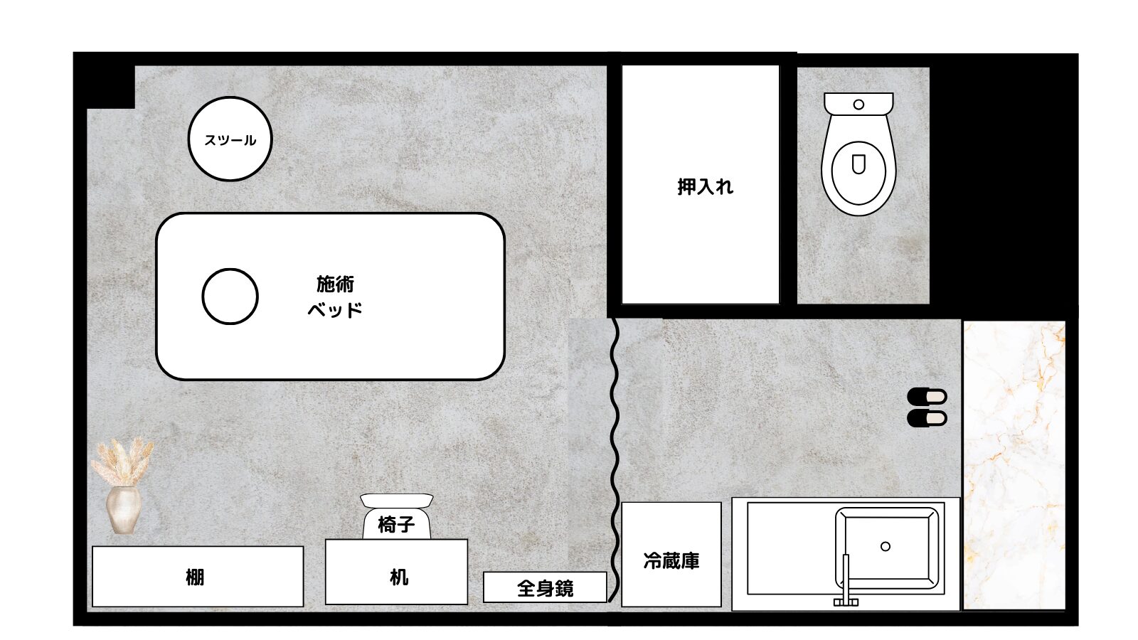 “町田店｜間取り図"