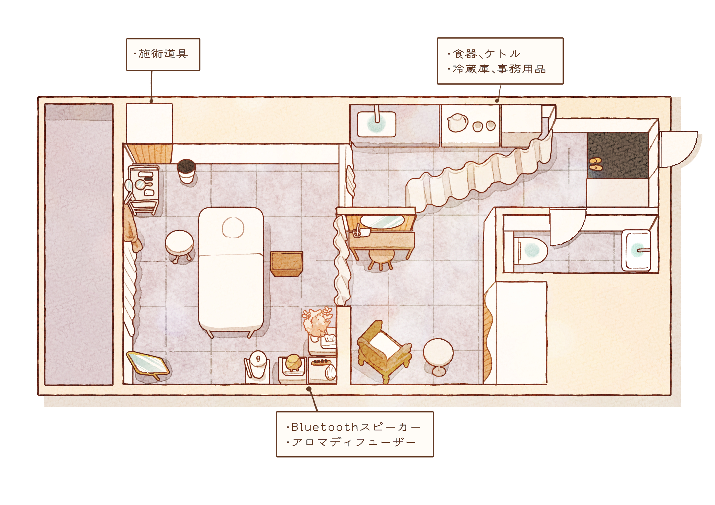 “大塚店｜間取り図"